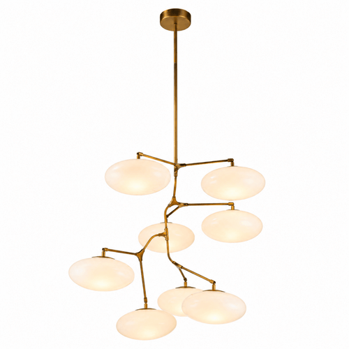 Alba Bronze Asymmetrical Branching Chandelier