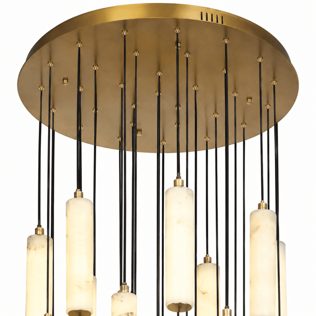 Aman Cascade 31 - Light Glass LED Chandelier