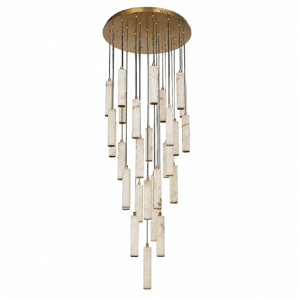 Aman Cascade 31 - Light Glass LED Chandelier