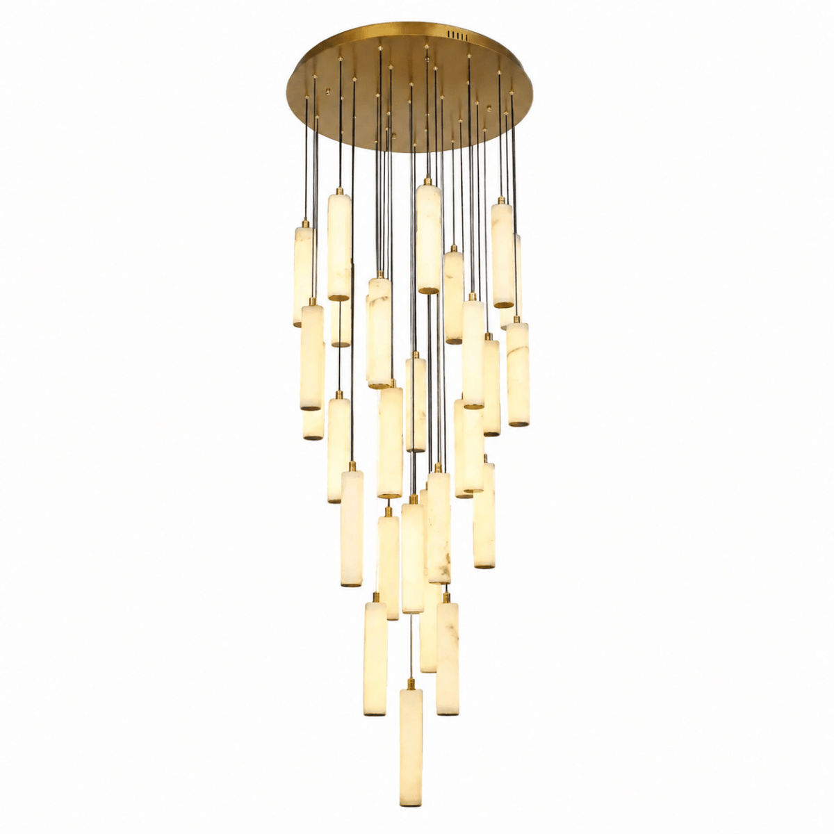 Aman Cascade 31 - Light Glass LED Chandelier