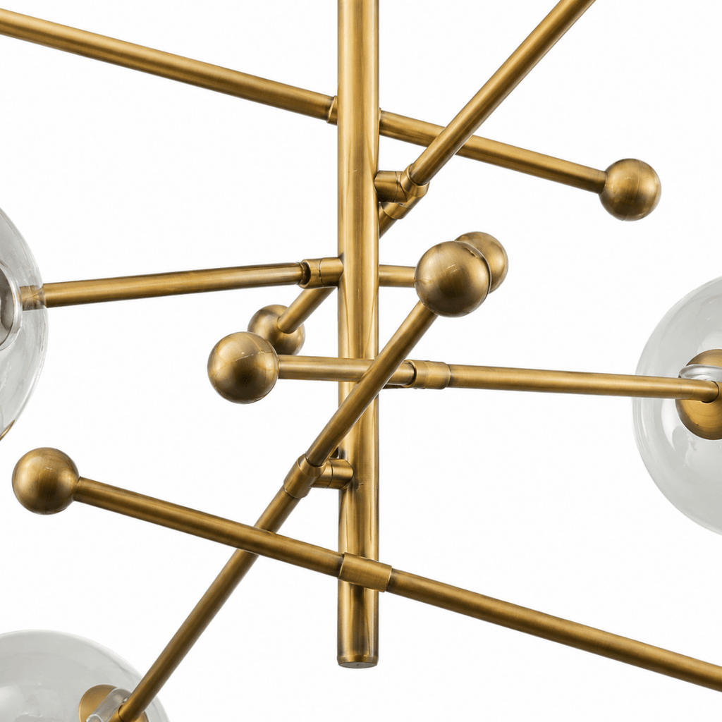 Atomica Bronze Sputnik Globe Chandelier