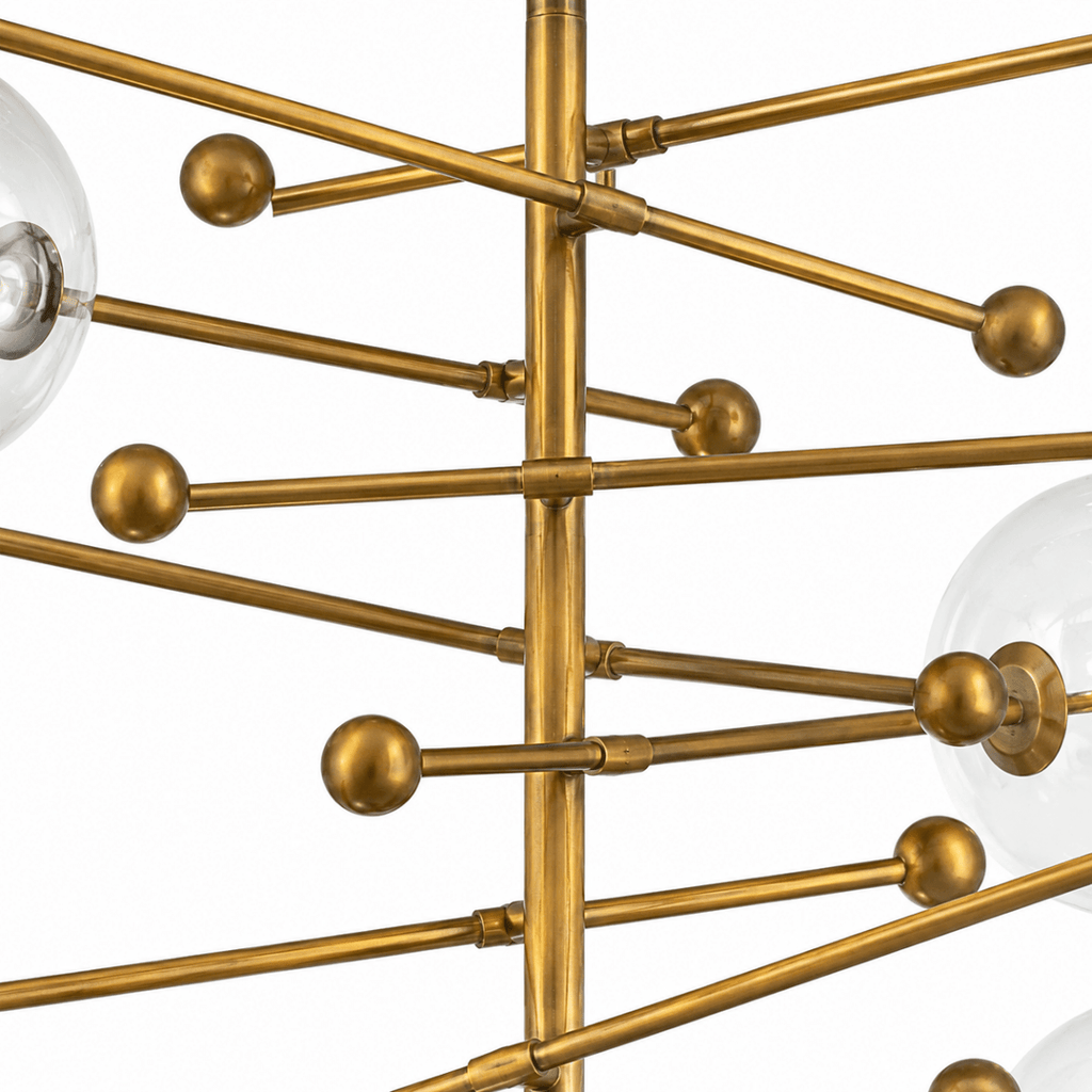 Atomica Bronze Starburst Sputnik Chandelier