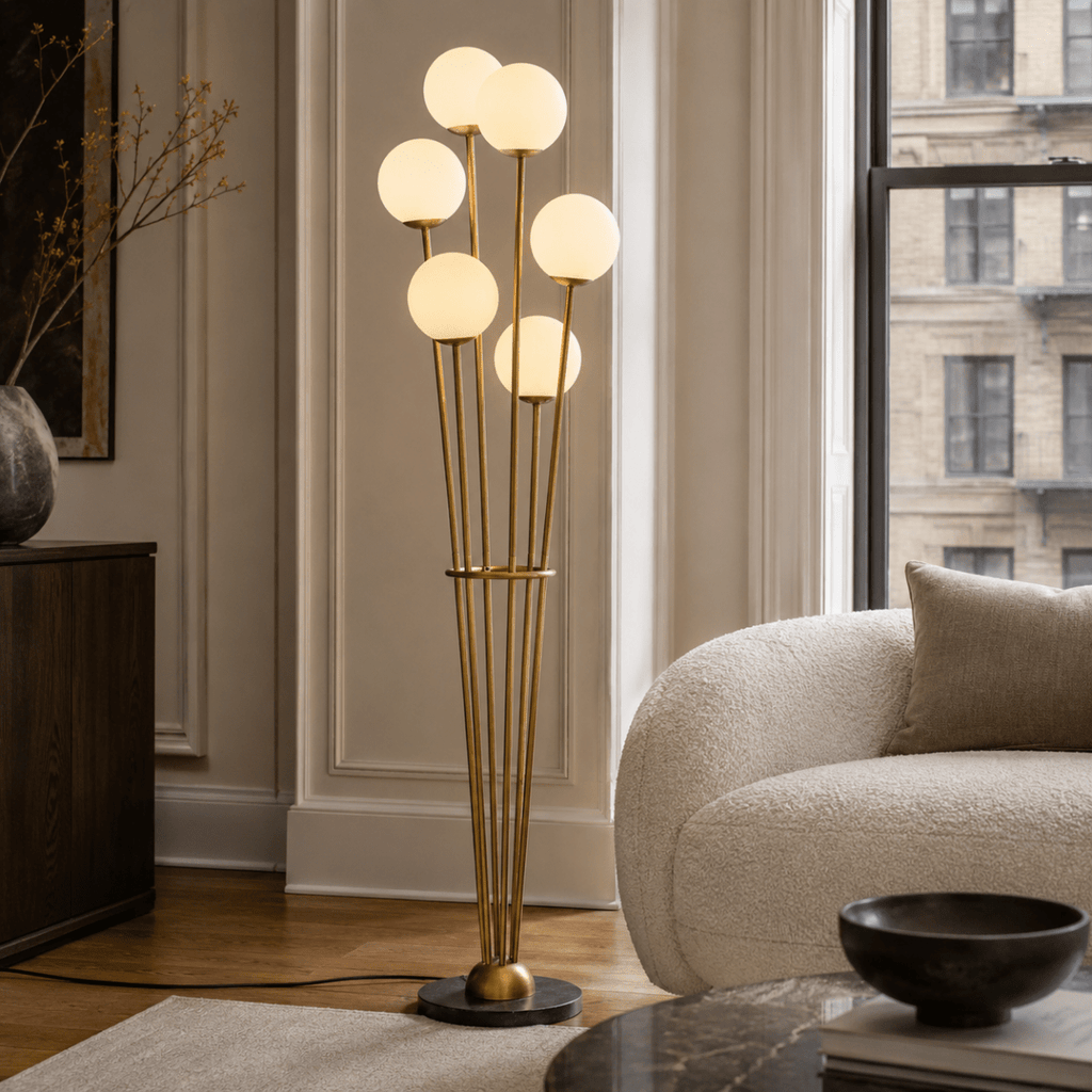 Aurora Bloom 5 - Globe Floor Lamp