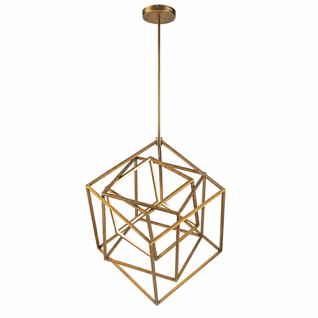 Axis Bronze Modern Geometric LED Pendant