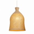Bali Bloom 24" Natural Rattan Pendant