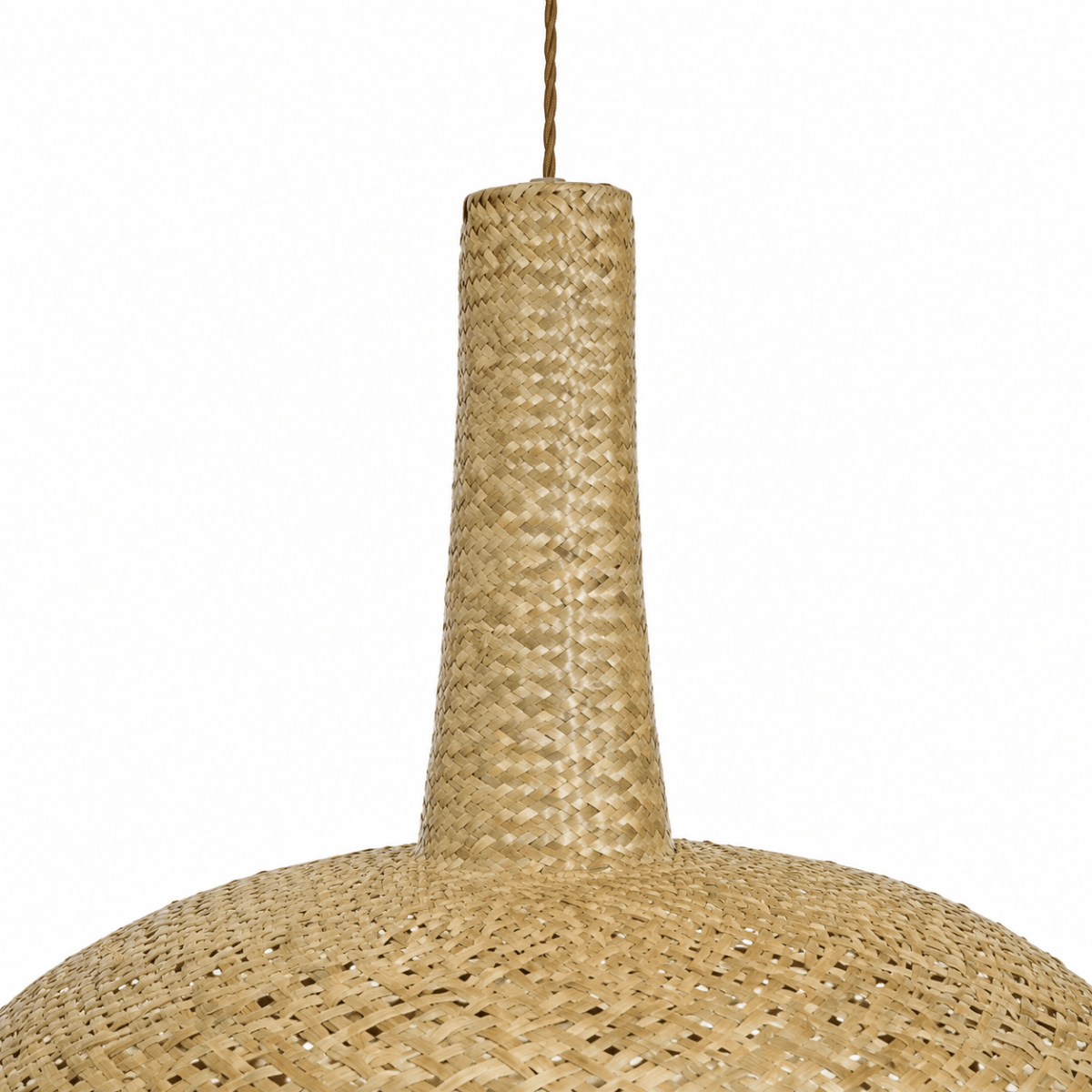 Bali Spin 24" Natural Rattan Pendant