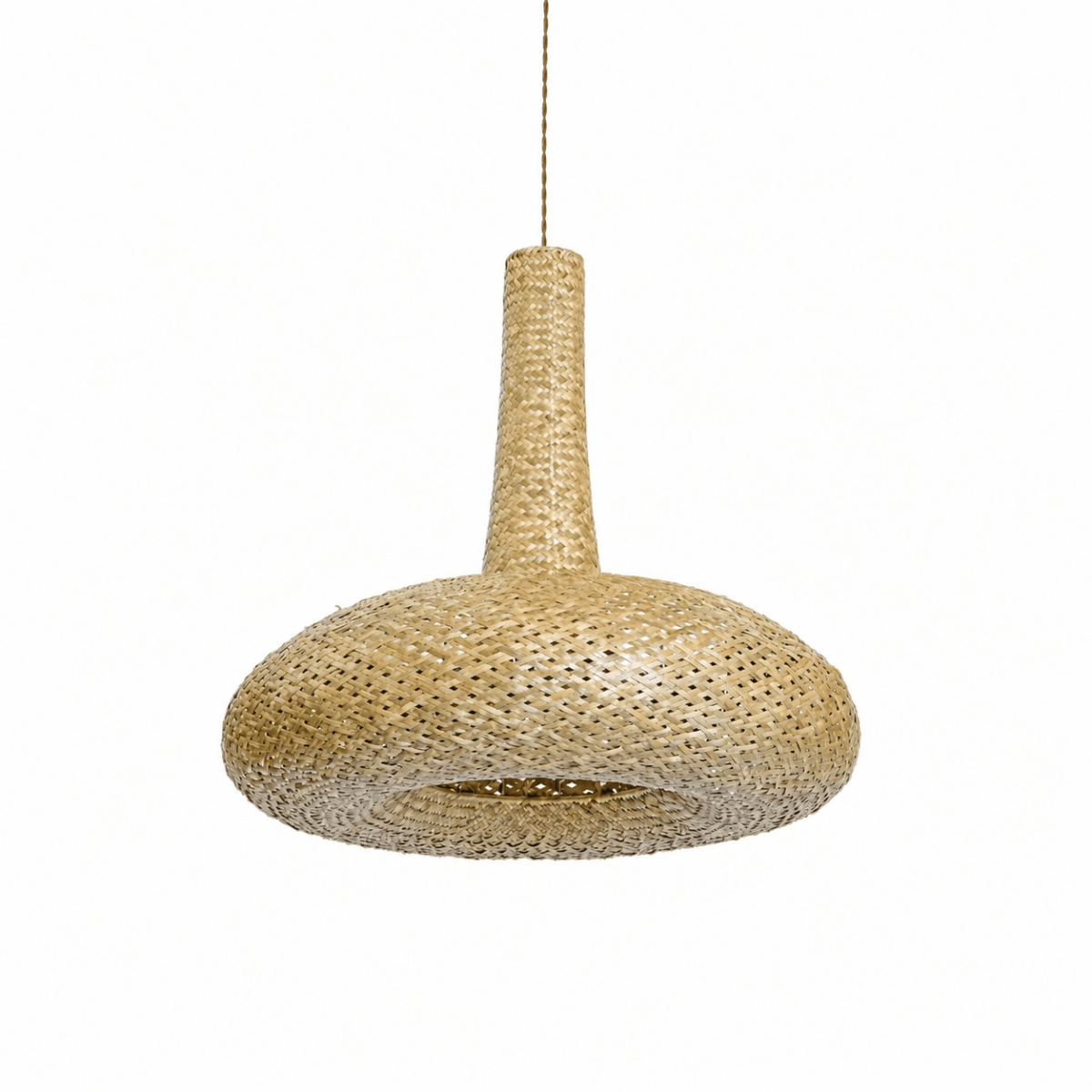Bali Spin 24" Natural Rattan Pendant