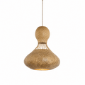 Bali Twist 22" Natural Rattan Pendant