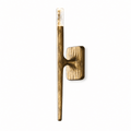Birch 20" Brass Candle Wall Sconce