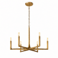 Birch 48" Round Brass Candle Chandelier