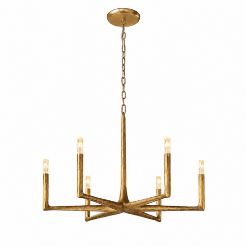 Birch 48" Round Brass Candle Chandelier