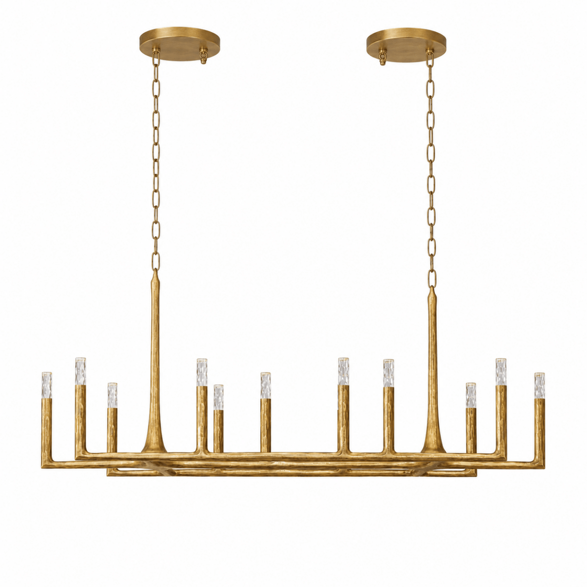 Birch 54" Linear Candlestick Chandelier