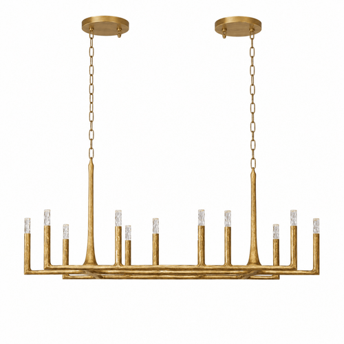 Birch 54" Linear Candlestick Chandelier