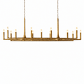 Birch 72 Inch Linear Candlestick Chandelier
