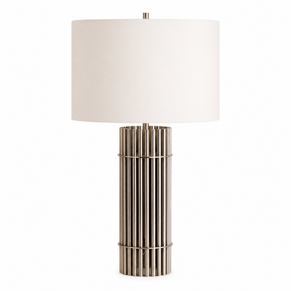 Caliza 28 Inch Chrome Table Lamp