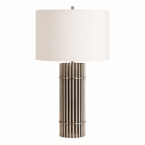 Caliza 28 Inch Chrome Table Lamp