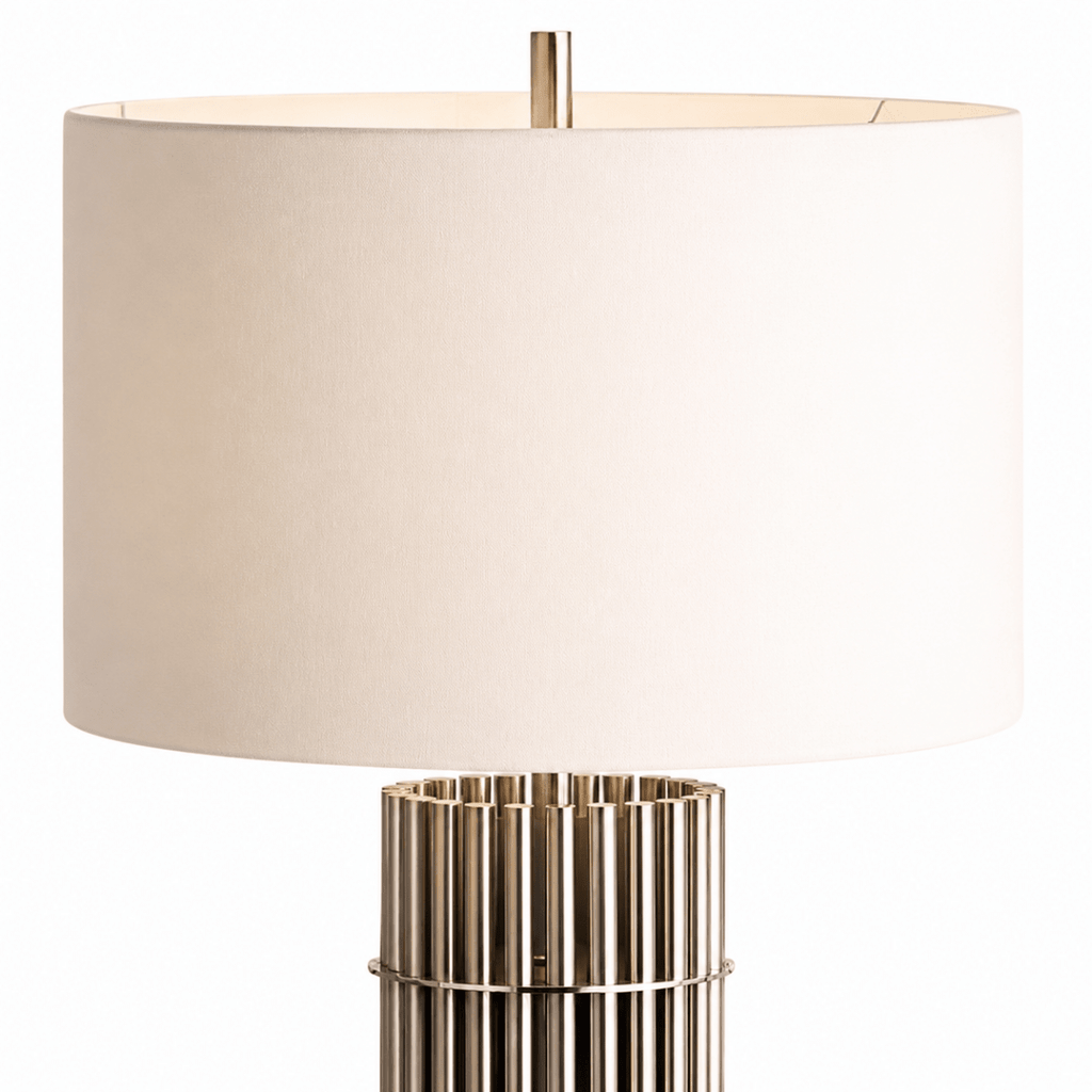 Caliza 28 Inch Chrome Table Lamp