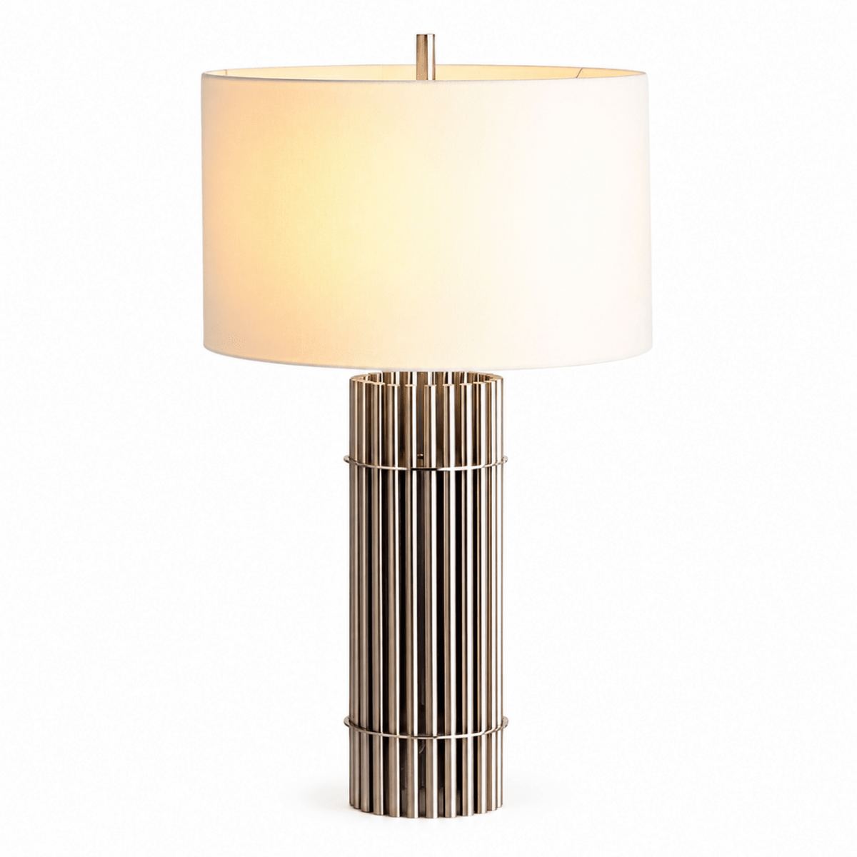 Caliza 28 Inch Chrome Table Lamp