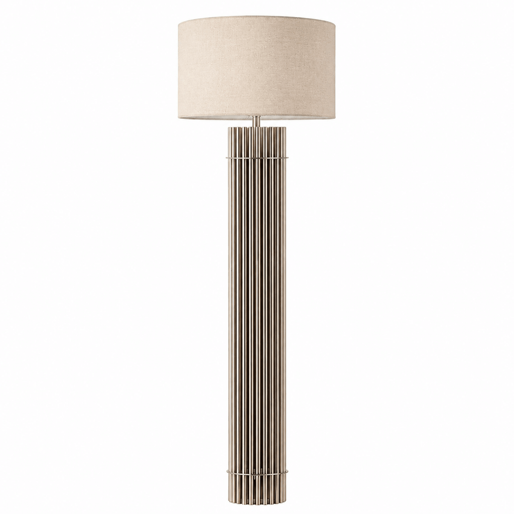 Caliza 63 Inch Chrome Floor Lamp