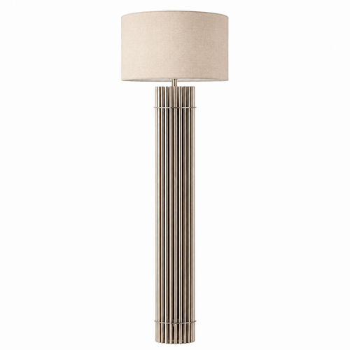 Caliza 63 Inch Chrome Floor Lamp