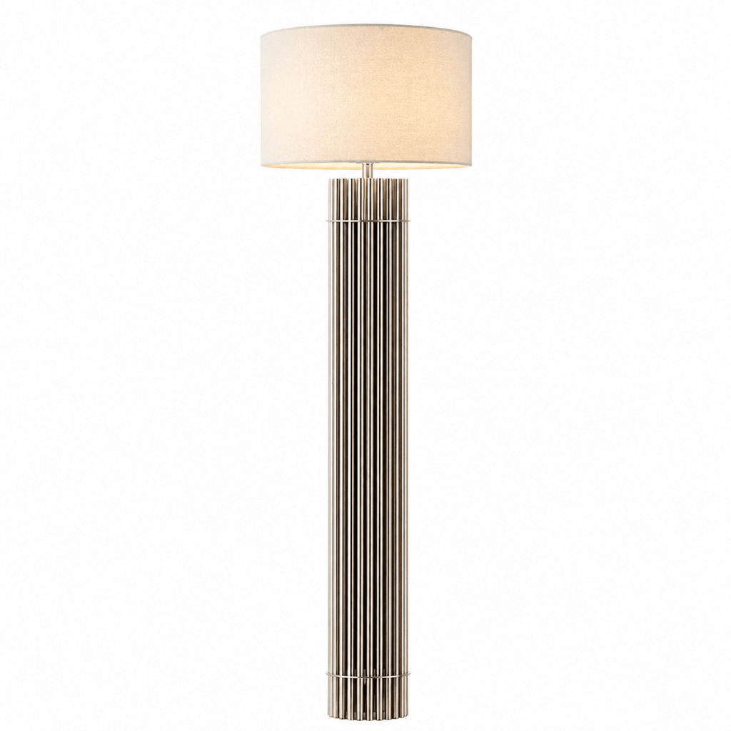 Caliza 63 Inch Chrome Floor Lamp