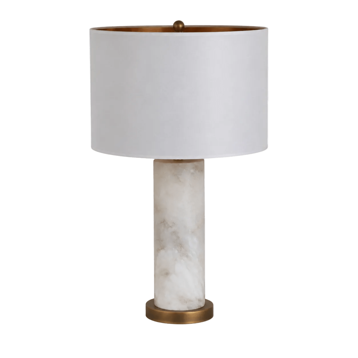 Capri Column Marble Table Lamp