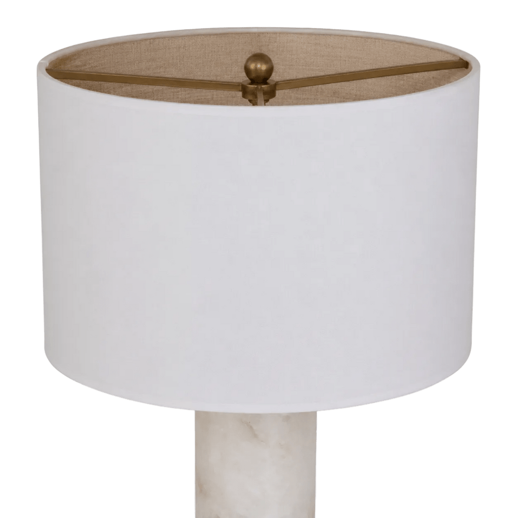 Capri Column Marble Table Lamp