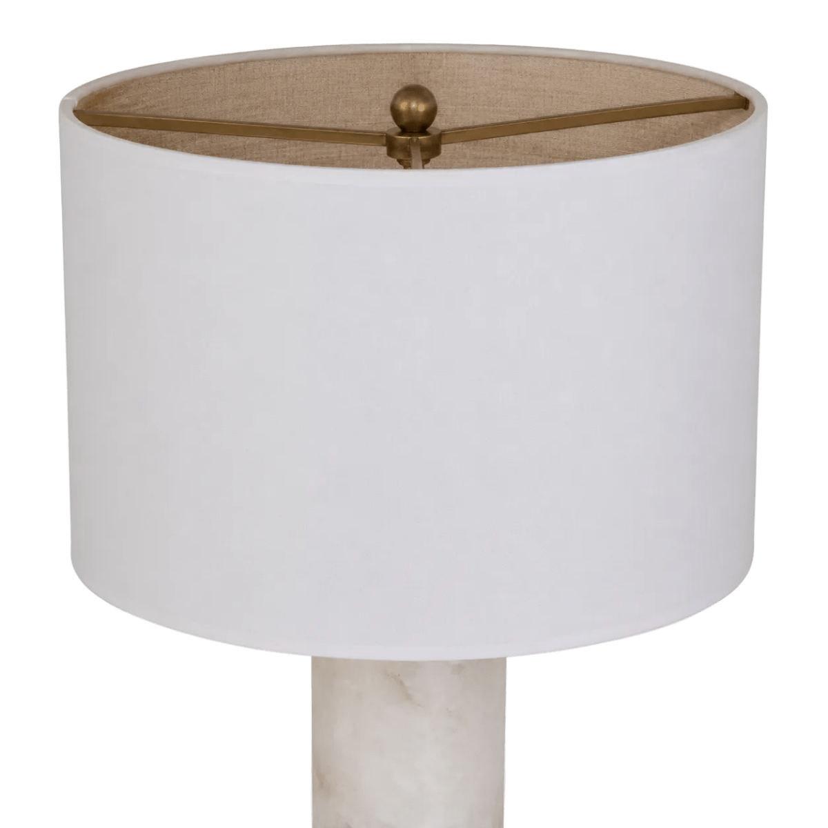 Capri Column Marble Table Lamp