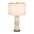 Capri Column Marble Table Lamp