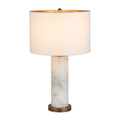 Capri Column Marble Table Lamp
