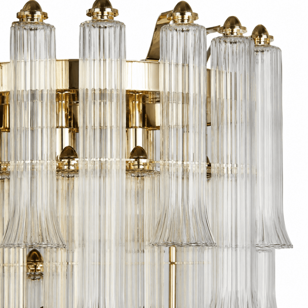Celesta Flute 22" Glass Wall Sconce