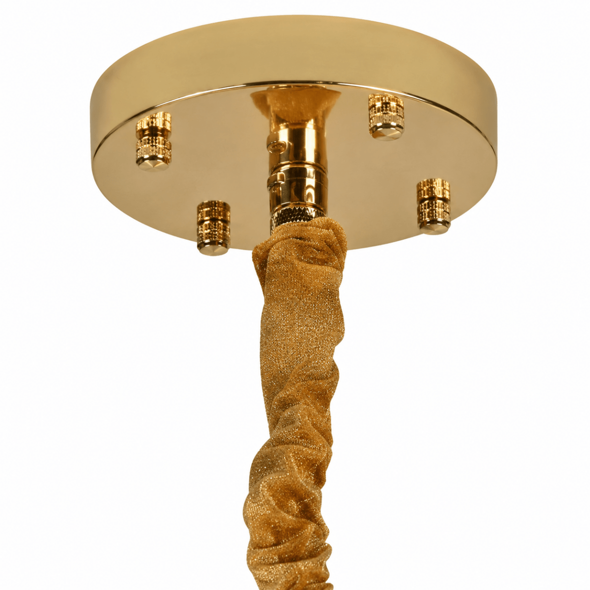 Celesta Flute 24 Inch Round Glass Chandelier