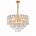Celesta Flute 32 Inch Round Glass Chandelier