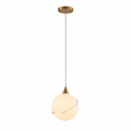 Celina 10.5" Opal Glass Orb, White