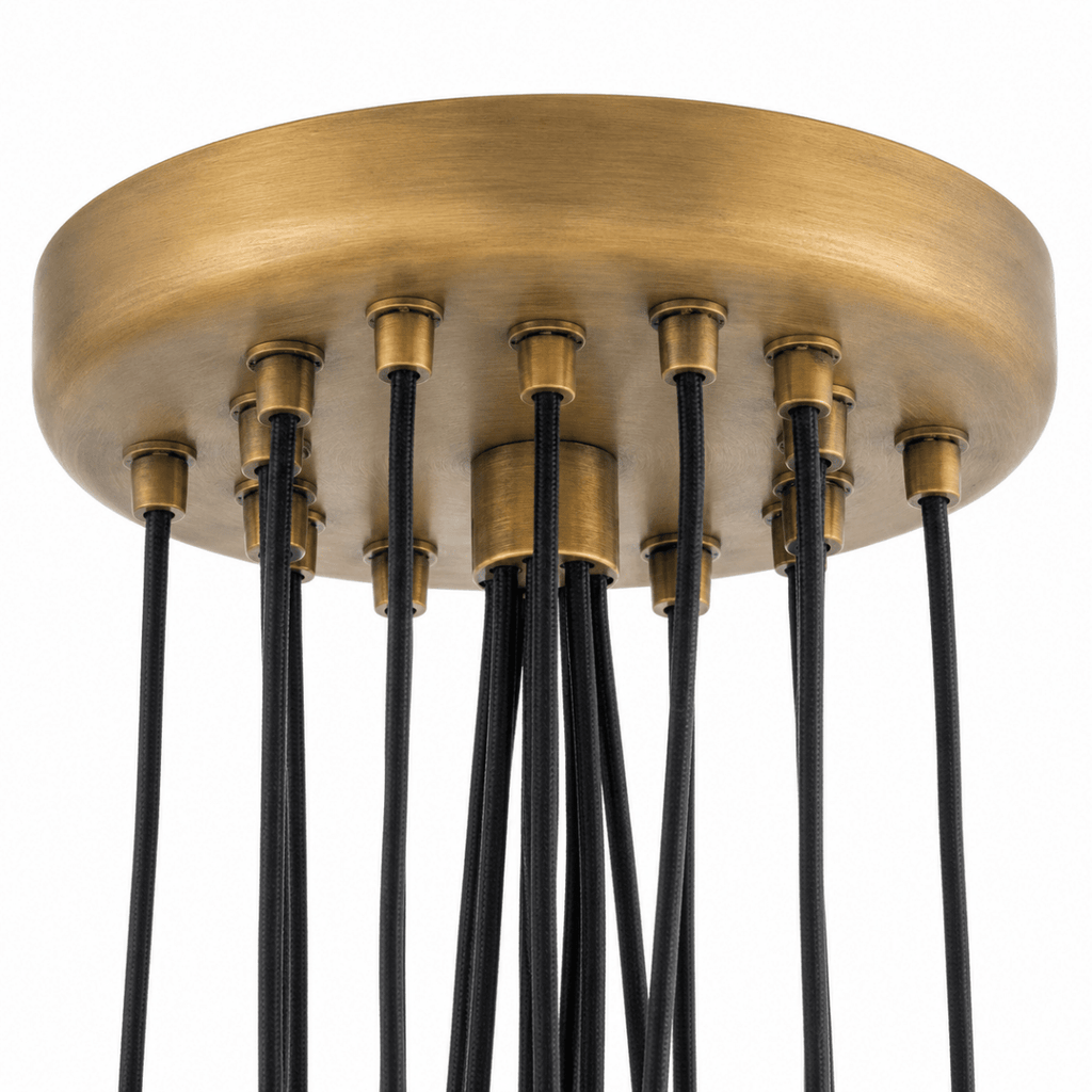 Celina 18-Light Opal Globe Multi-Light Chandelier