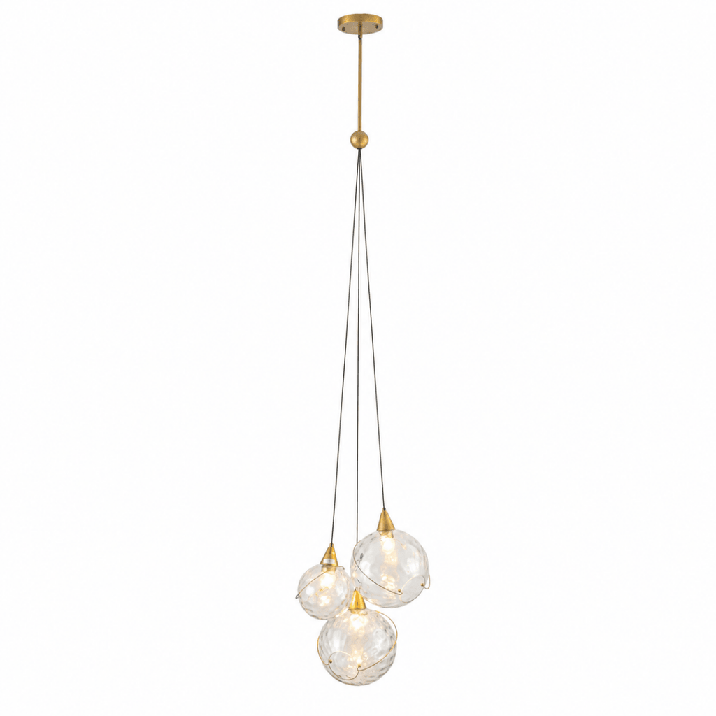 Celina Bronze Minimalist Globe 3 - Light Pendant