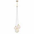 Celina Bronze Minimalist Globe 3 - Light Pendant