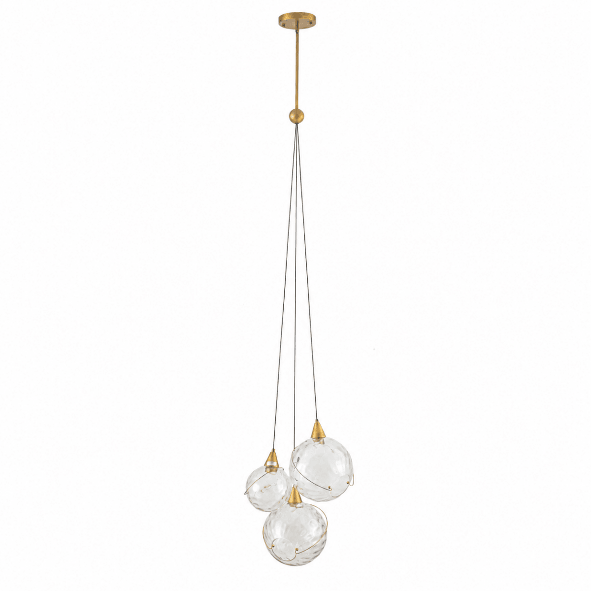 Celina Bronze Minimalist Globe 3 - Light Pendant