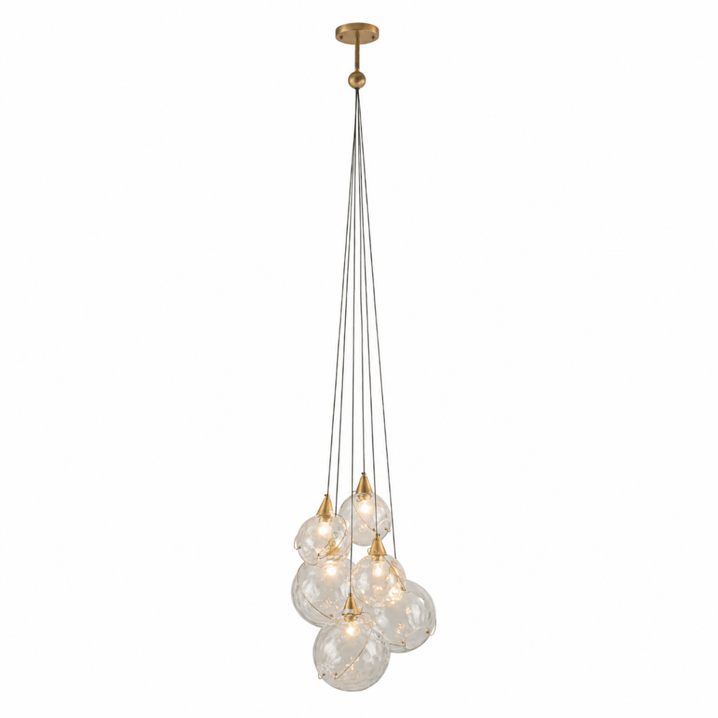 Celina Bronze Minimalist Globe 6 - Light Pendant