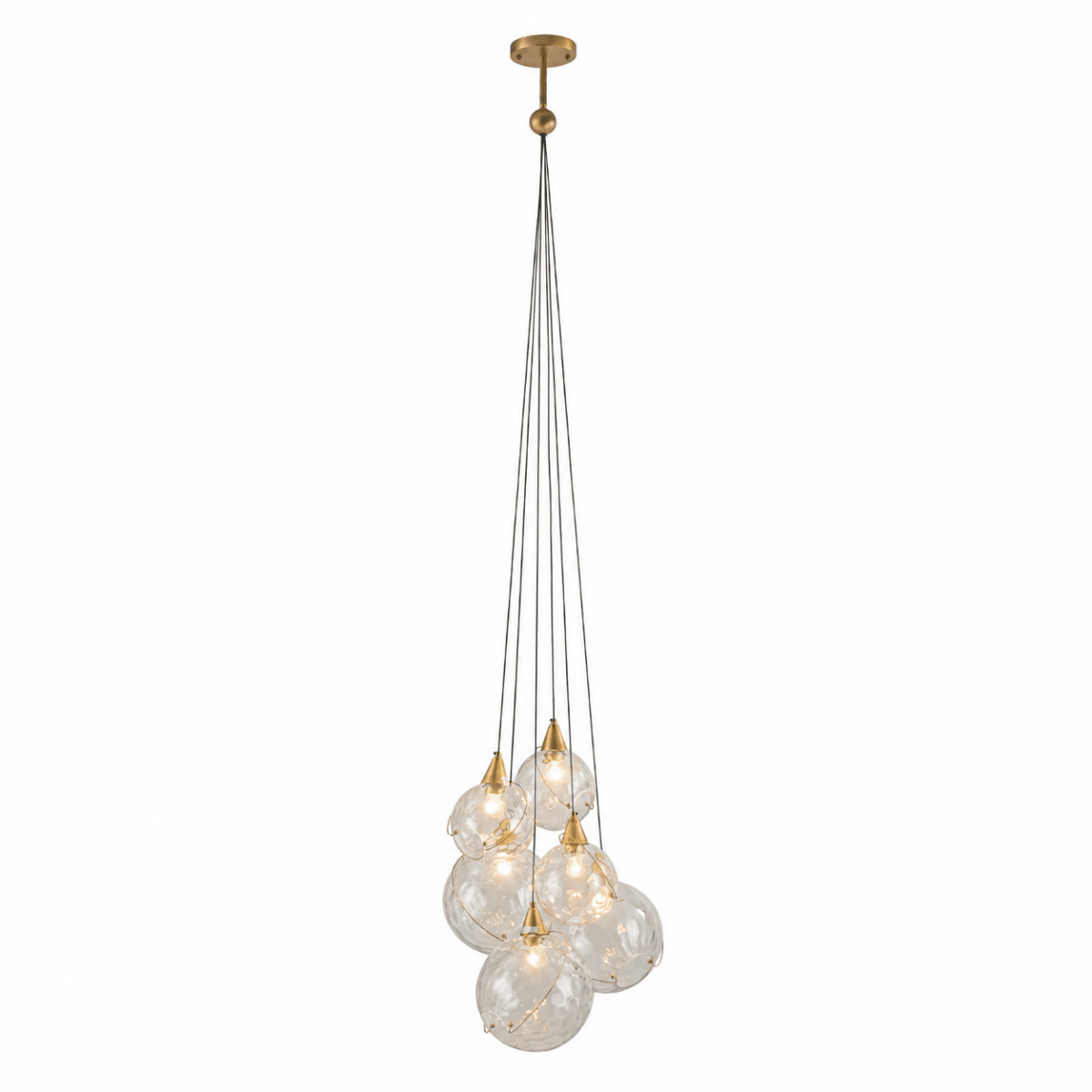 Celina Bronze Minimalist Globe 6 - Light Pendant