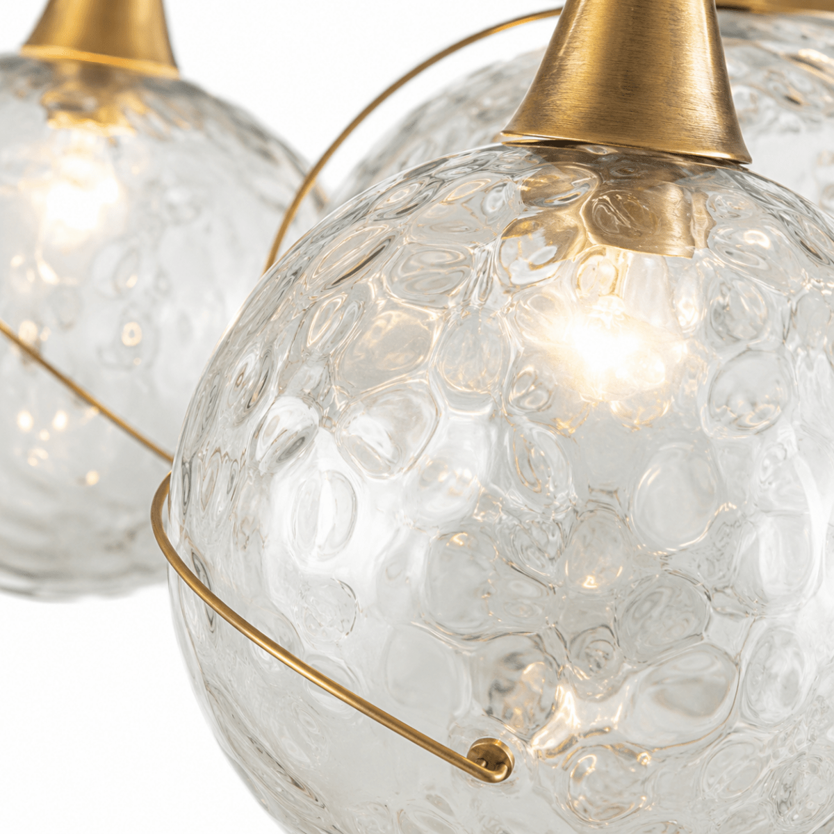 Celina Clear Water Glass Chandelier - 18 Lights
