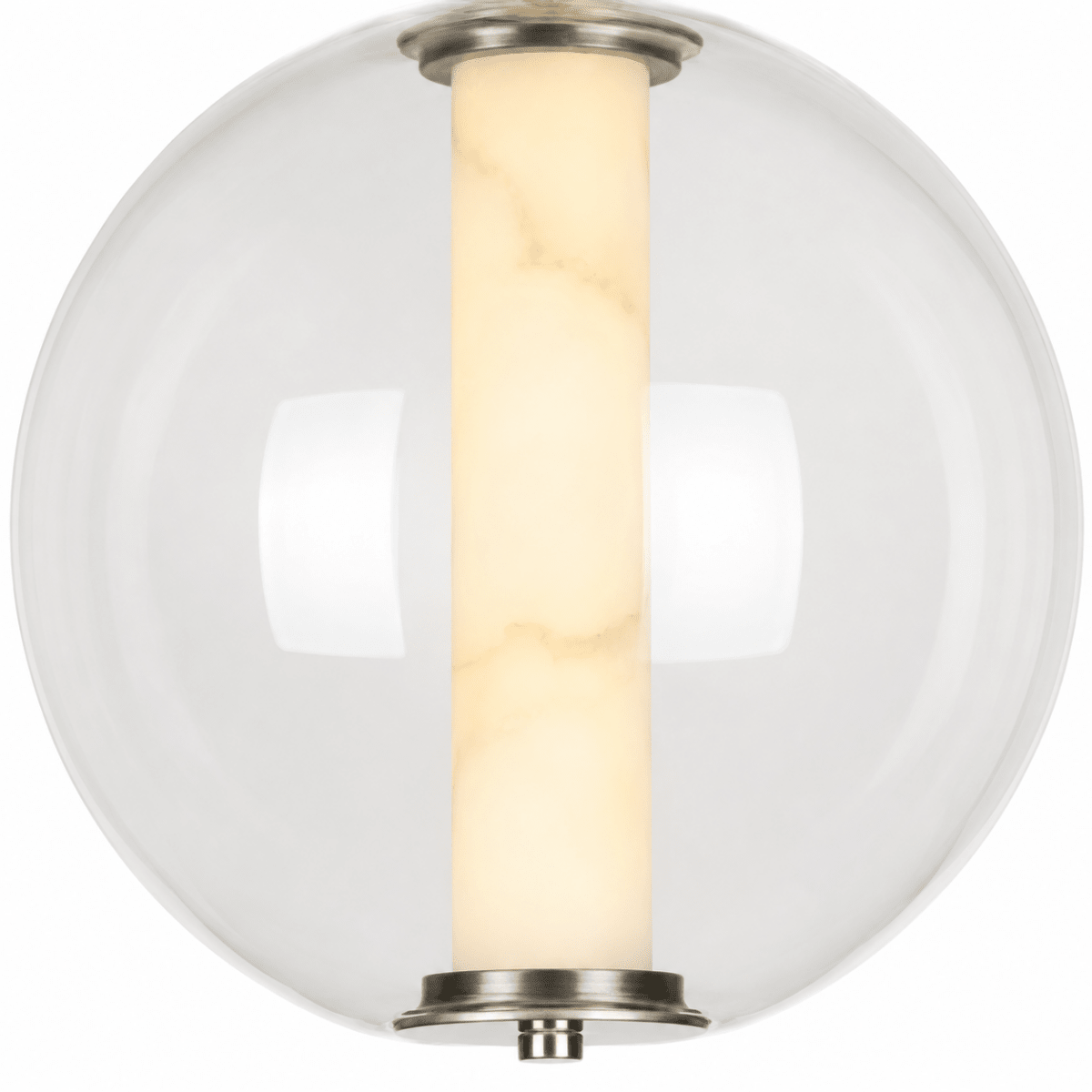 Clara Glass Tube Globe LED Pendant