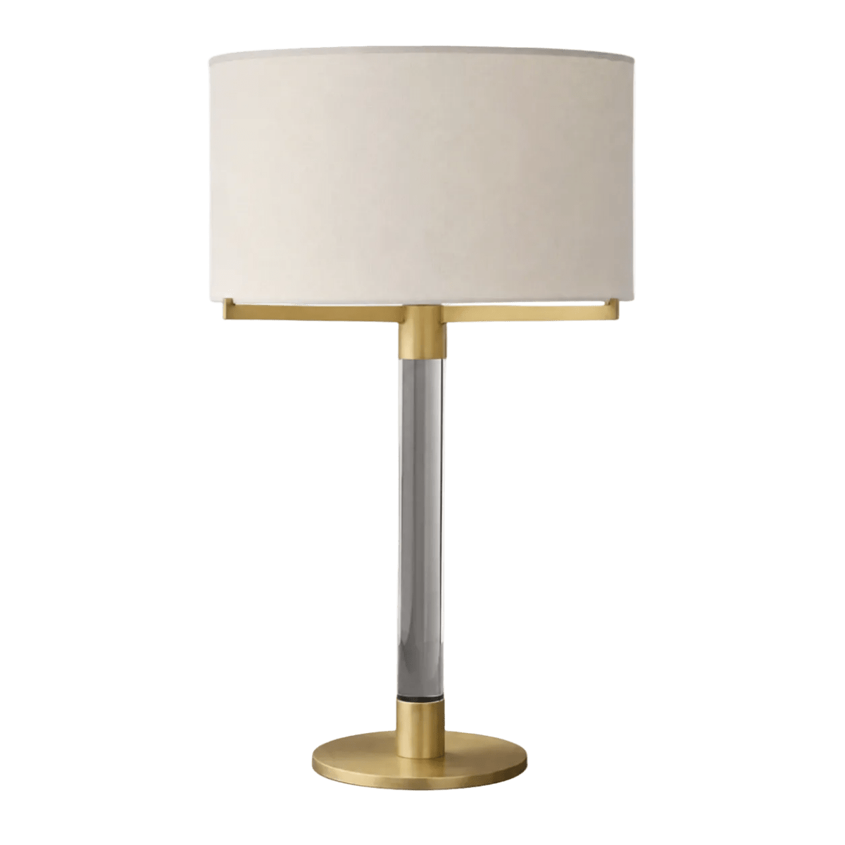 Clario Aged Brass Crystal Table Lamp