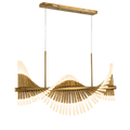 Cresendo Helix Aged Brass Island LED Chandelier