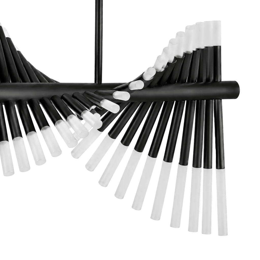 Cresendo Helix Black Island LED Chandelier