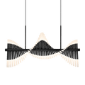 Cresendo Helix Black Island LED Chandelier
