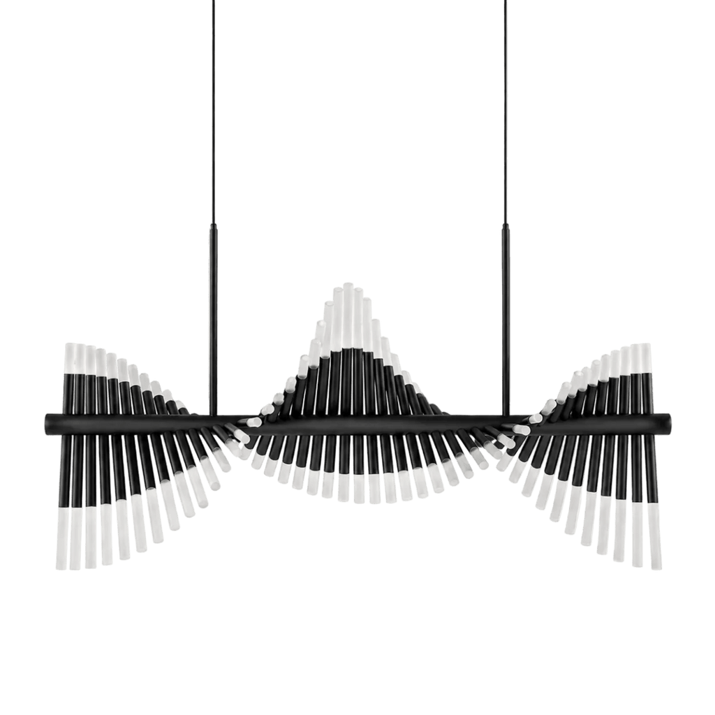 Cresendo Helix Black Island LED Chandelier