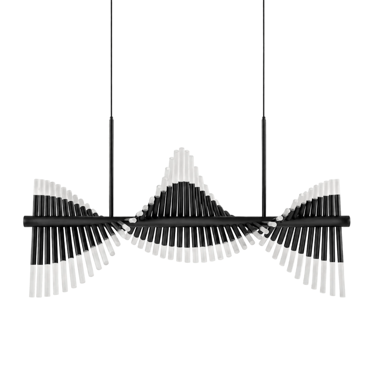 Cresendo Helix Black Island LED Chandelier