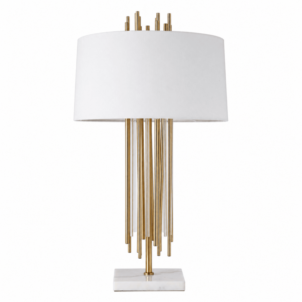 Delphine 32 Inch Iron Table Lamp