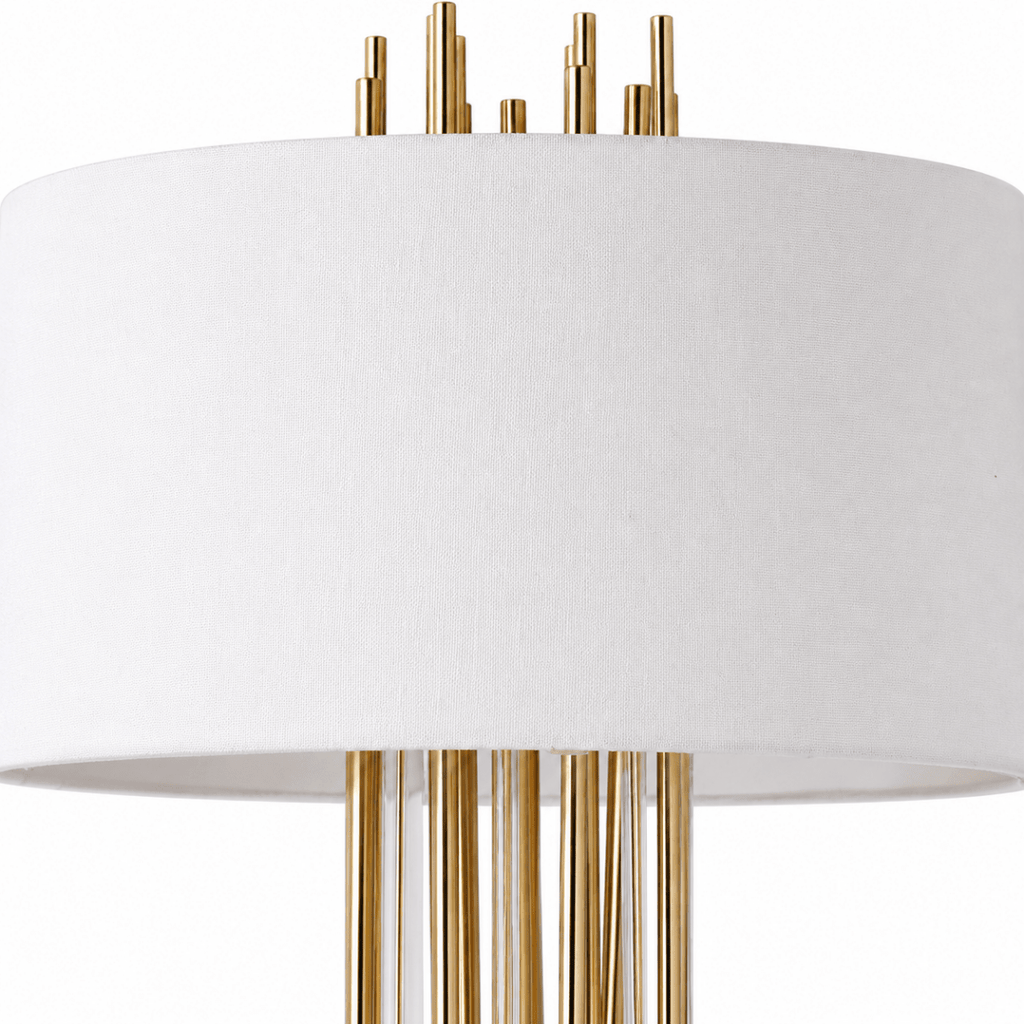 Delphine 32 Inch Iron Table Lamp